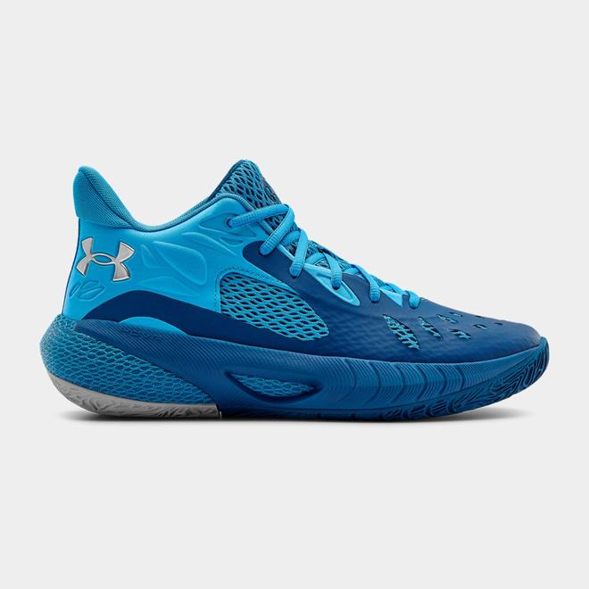 Under Armour HOVR Havoc 3 - Damske Basketbalove Topanky - Tmavo Siva Modre/Metal Strieborne